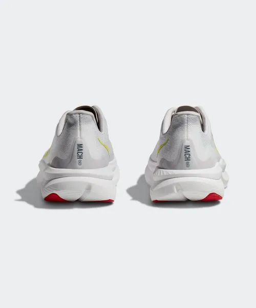 Hoka Chaussures Homme Mach 6 - Blanc / Nuage Nimbus (1147790-WNCL) Hoka