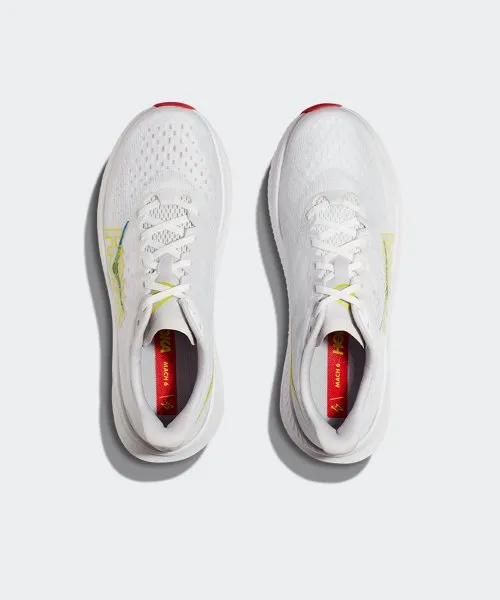 Hoka Chaussures Homme Mach 6 - Blanc / Nuage Nimbus (1147790-WNCL) Hoka