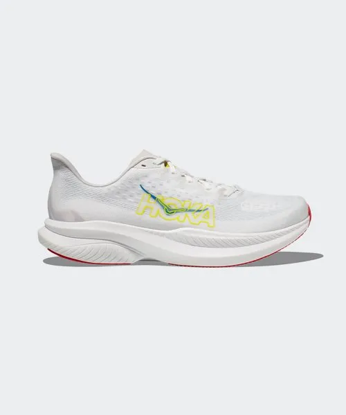 Hoka Chaussures Homme Mach 6 - Blanc / Nuage Nimbus (1147790-WNCL) Hoka