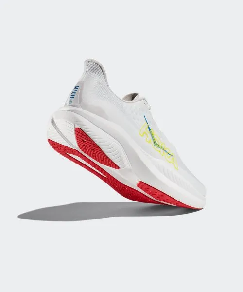 Hoka Chaussures Homme Mach 6 - Blanc / Nuage Nimbus (1147790-WNCL) Hoka