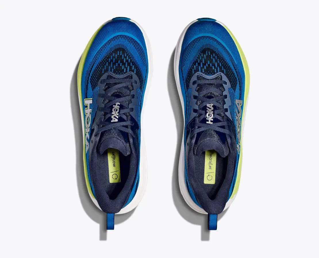 Hoka Chaussures Hommes Skyflow - Bleu Varsity/Bleu Cobalt Électrique (1155111-VVY) Hoka