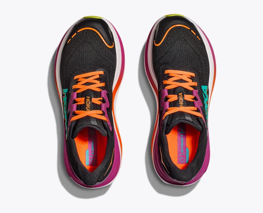 Hoka Chaussures Homme Skyward X - Noir/Aqua Électrique (1147911-BCQ)