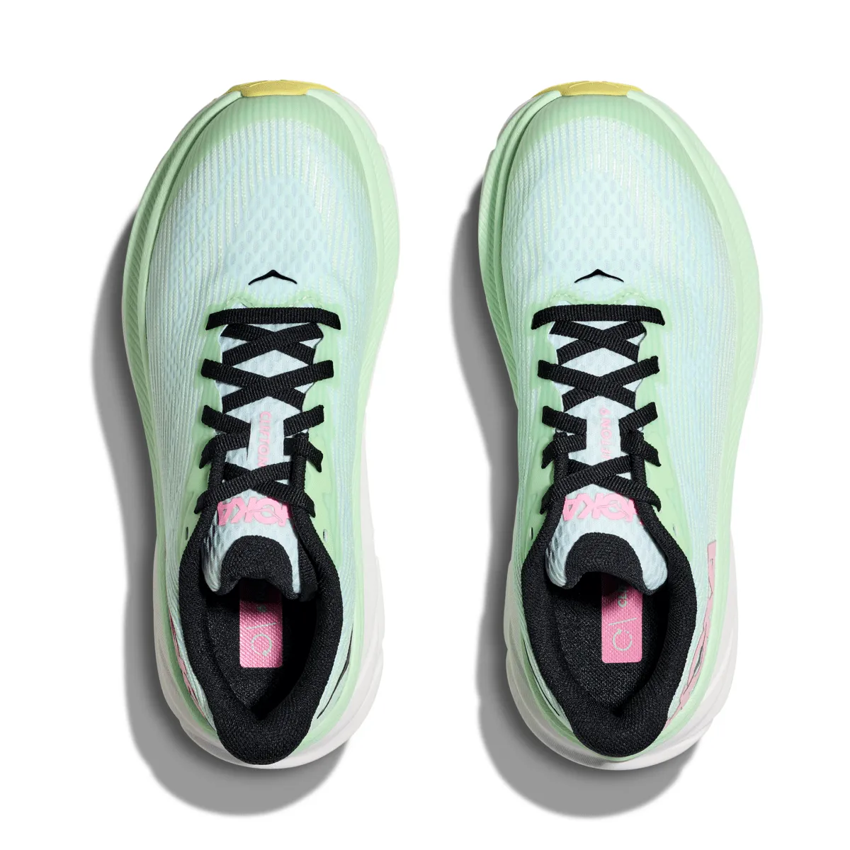 Hoka One One Chaussures Enfant (École Primaire) Clifton 9 Menthe Fluorite/Fonte des Neiges