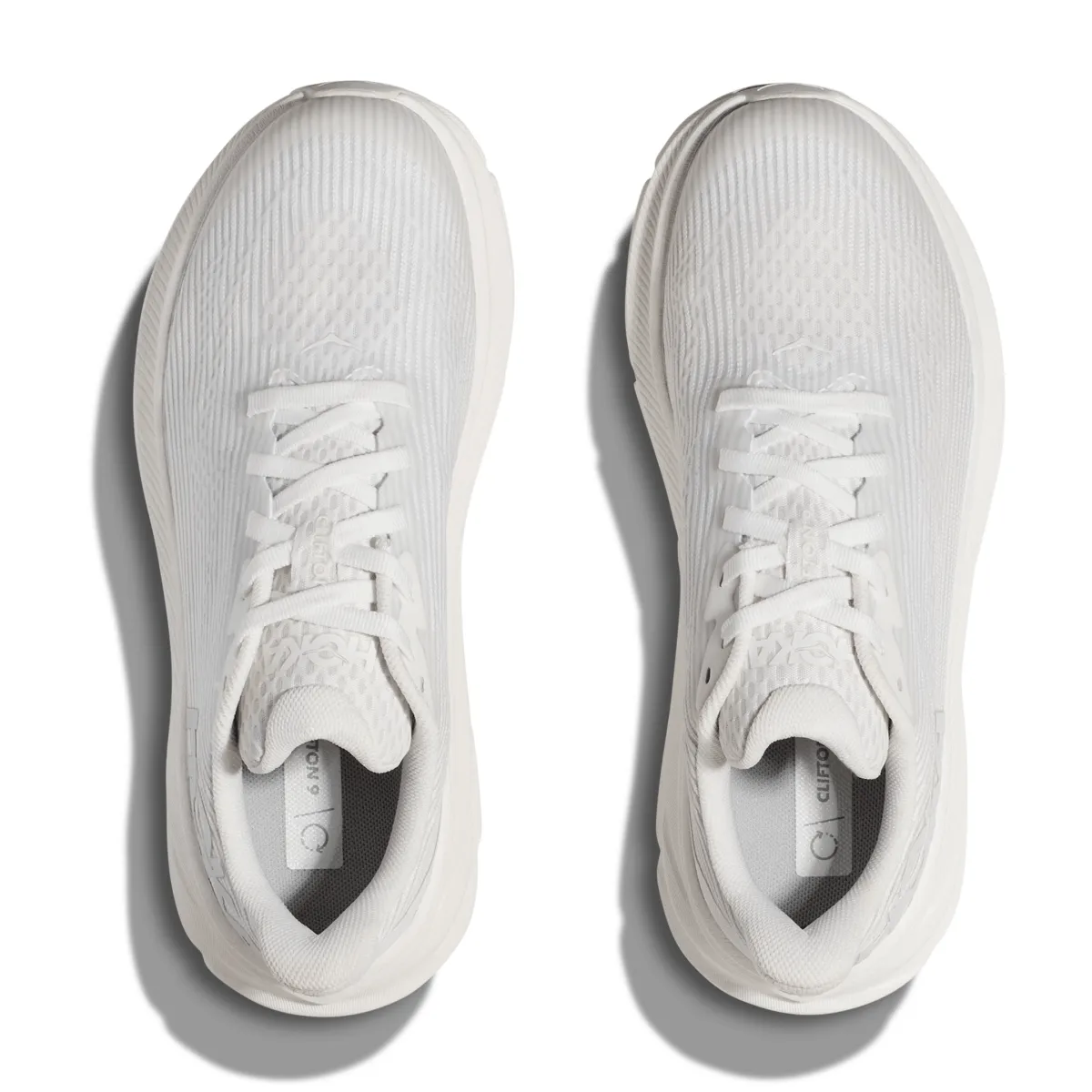 Hoka One One Chaussures Enfant (École Primaire) Clifton 9 Blanc/Givré