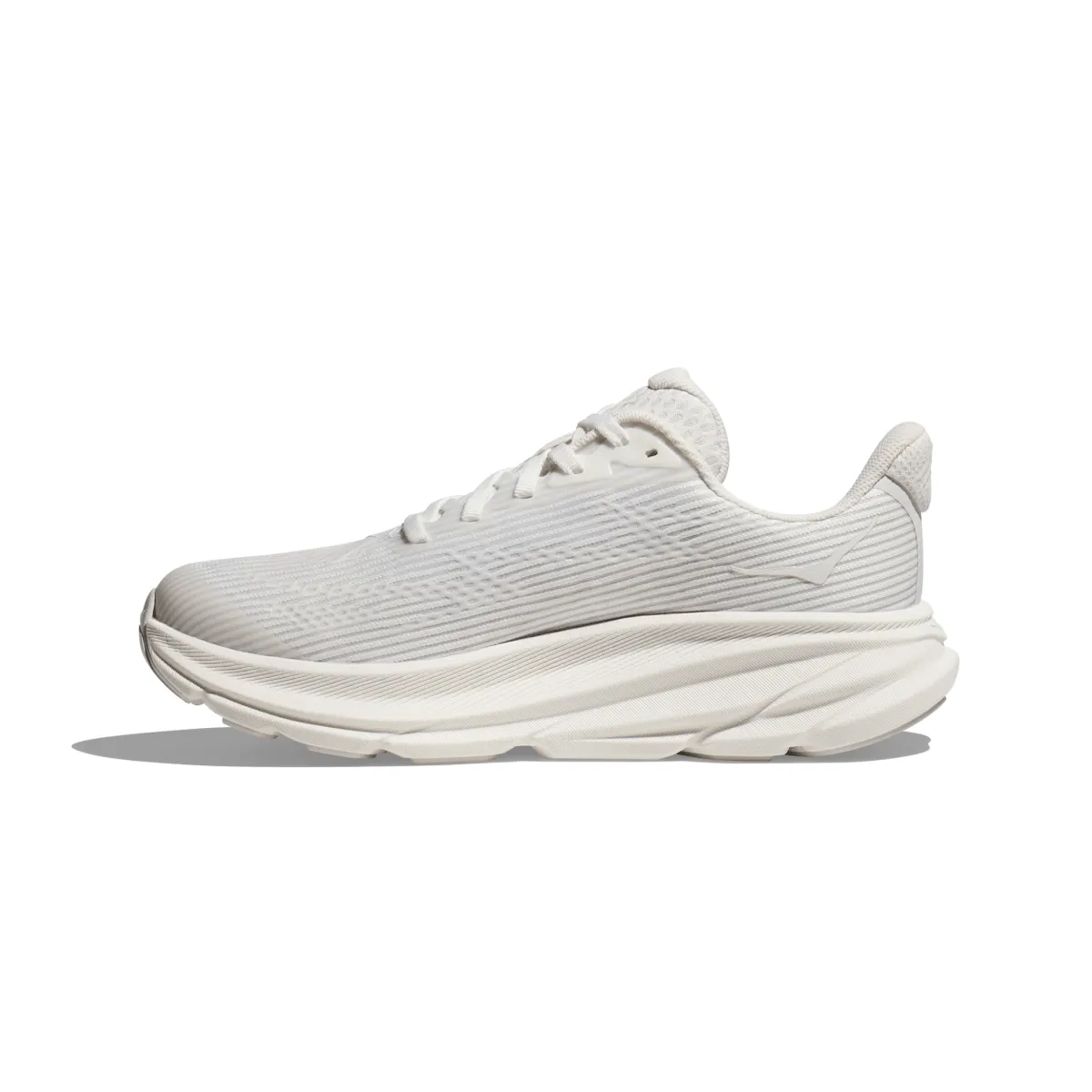 Hoka One One Chaussures Enfant (École Primaire) Clifton 9 Blanc/Givré