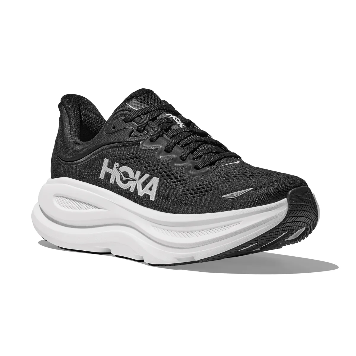 Hoka One One Femme Bondi 9 Noir/Blanc Chaussures Hoka One One