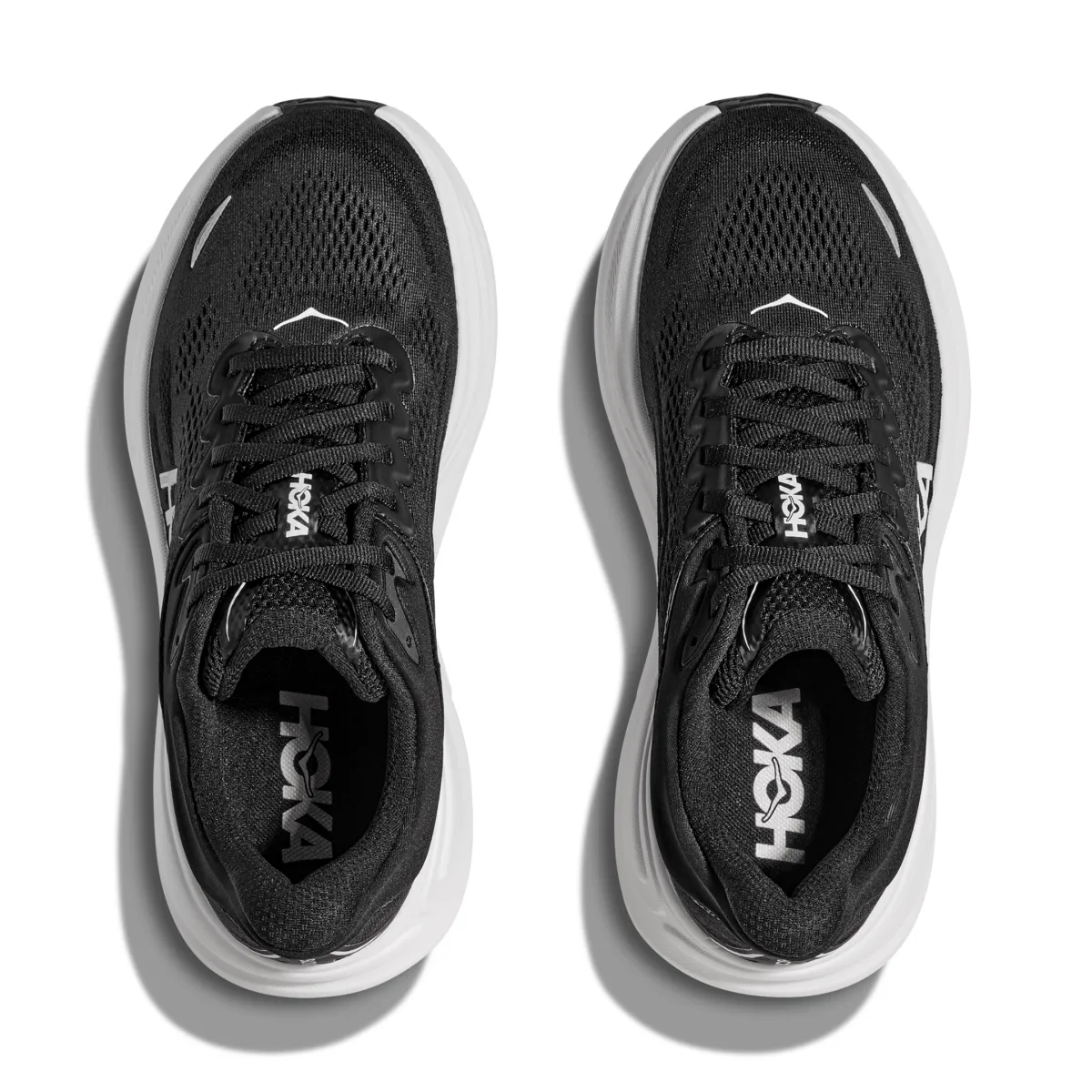 Hoka One One Femme Bondi 9 Noir/Blanc Chaussures Hoka One One