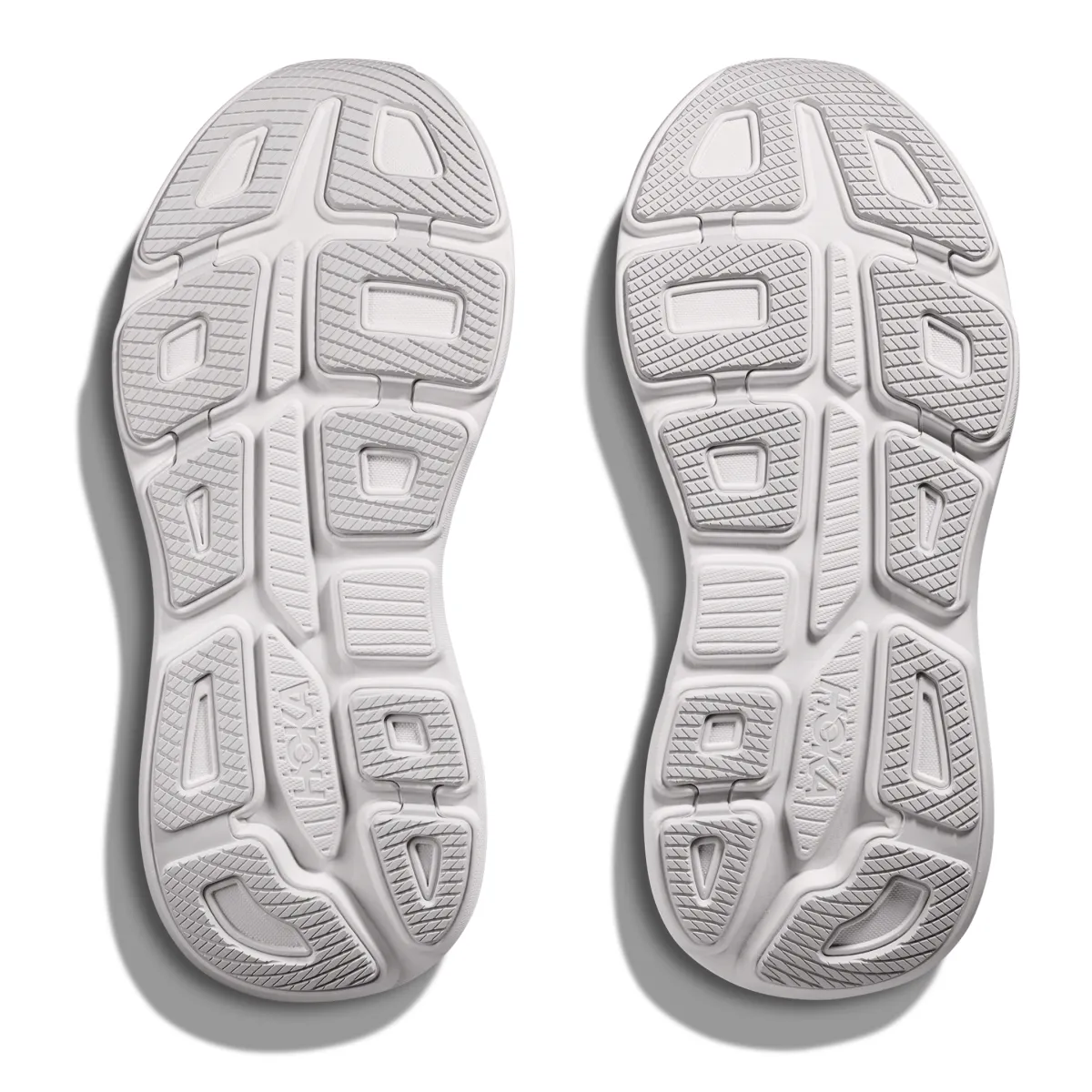 Hoka One One Femme Bondi 9 Gris Cosmique/Blanc Chaussures Hoka One One