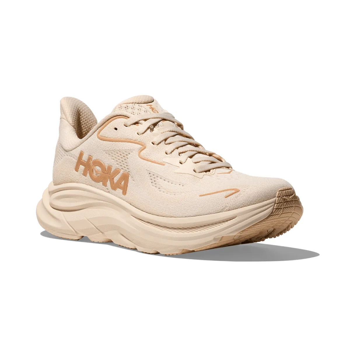 Hoka One One Chaussures Femme Clifton 10 Vanille/Bouleau