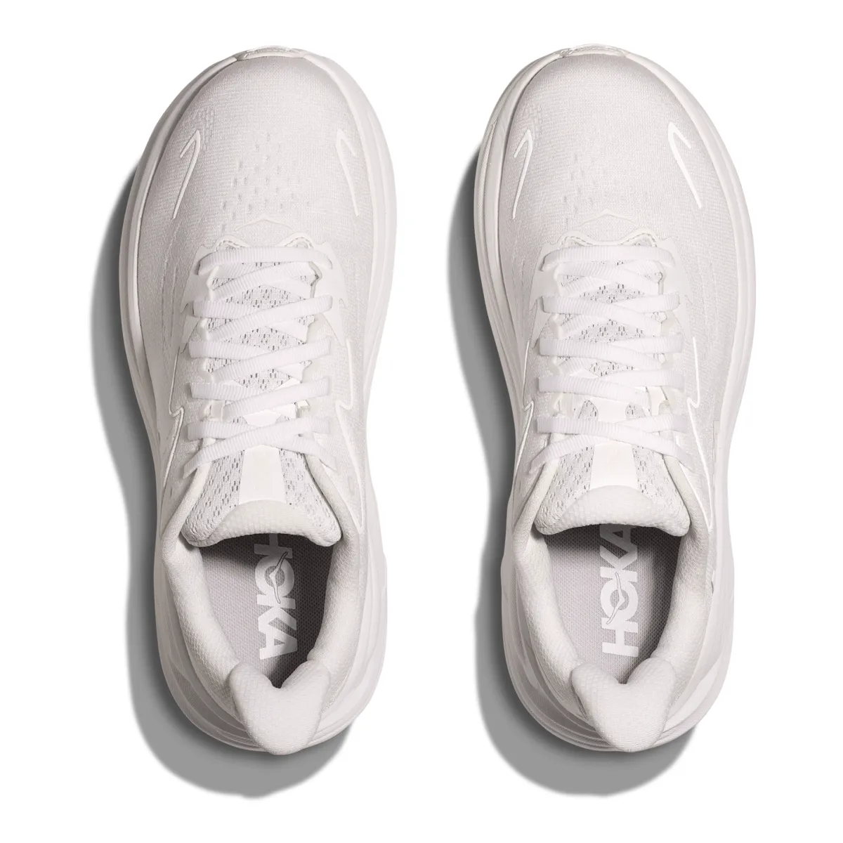 Hoka One One Femmes Clifton 10 Blanc/Blanc Chaussures Hoka One One