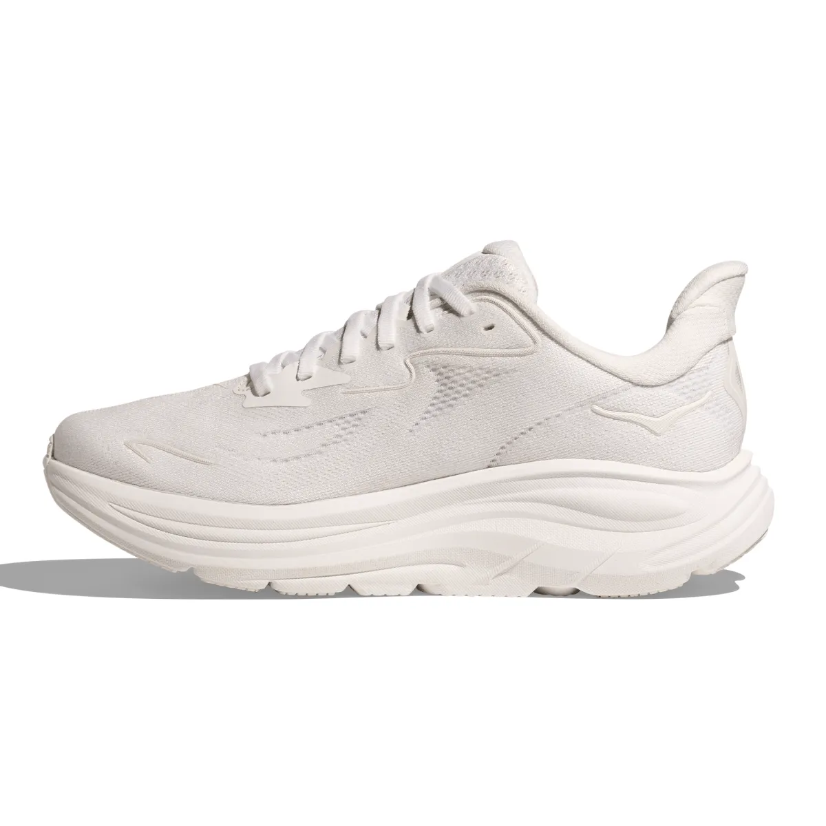 Hoka One One Femmes Clifton 10 Blanc/Blanc Chaussures Hoka One One