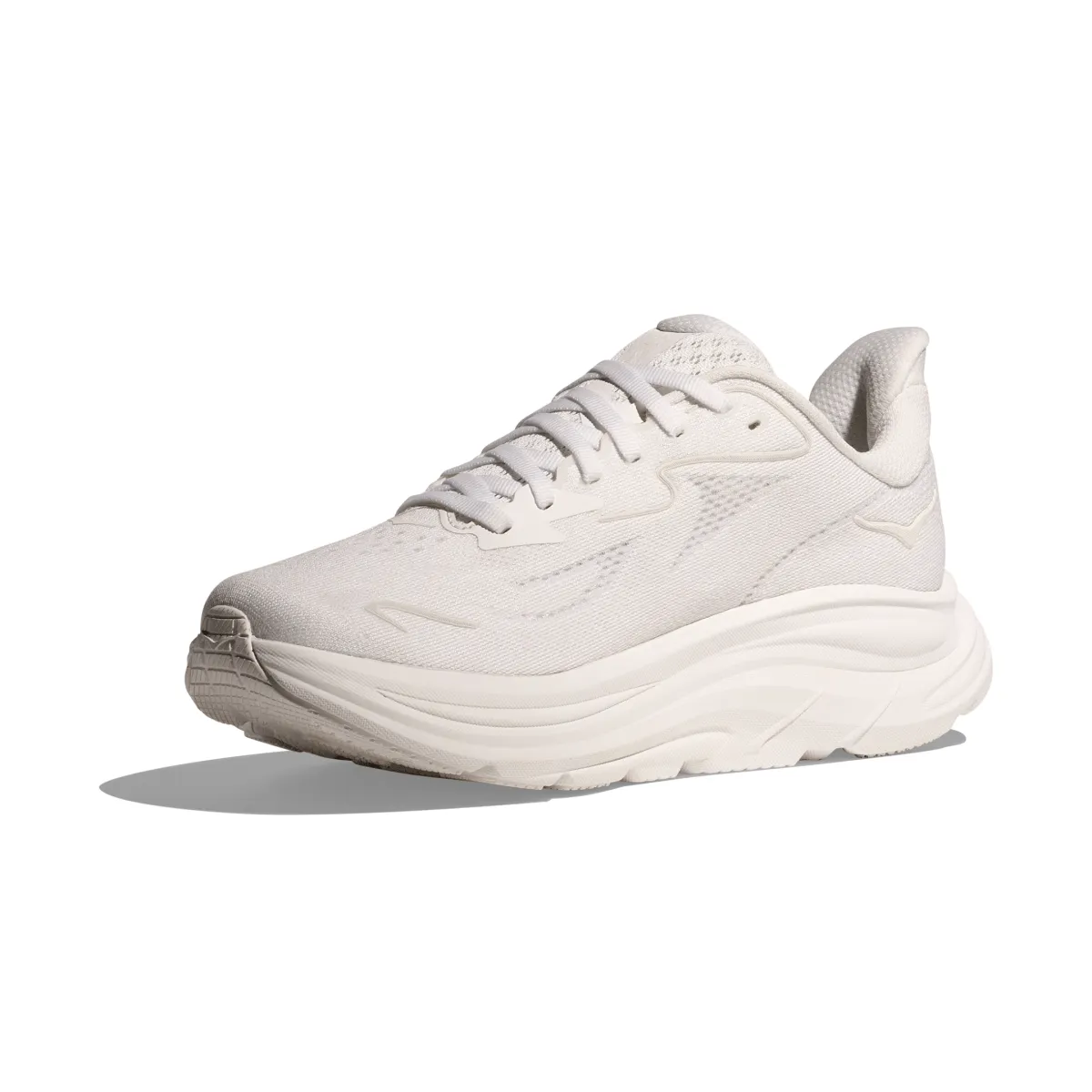 Hoka One One Femmes Clifton 10 Blanc/Blanc Chaussures Hoka One One