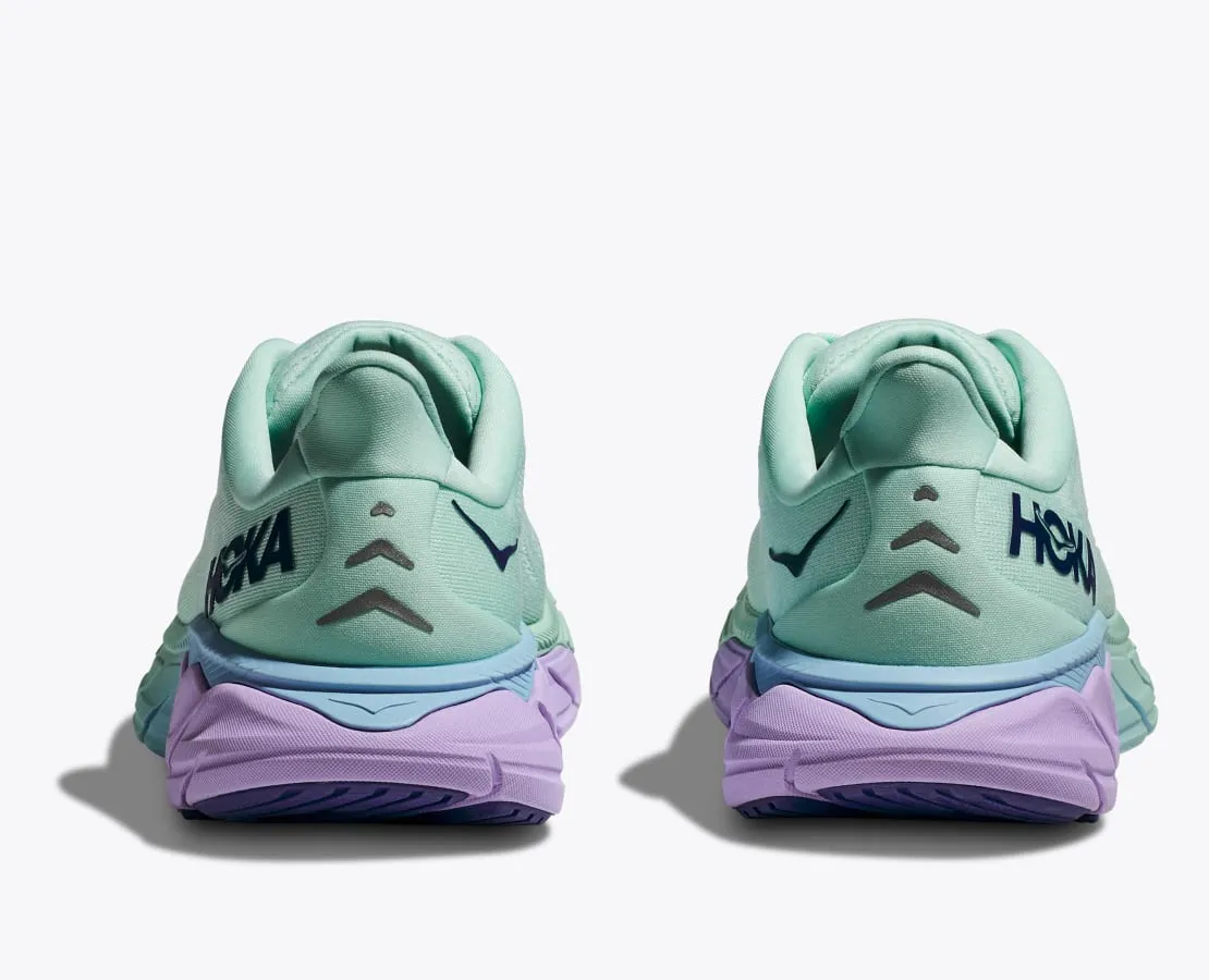 Hoka Chaussures Femmes Arahi 6 Large-Océan Ensoleillé / Brume Lilas (1123197-SOLM) Hoka