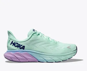 Hoka Chaussures Femmes Arahi 6 Large-Océan Ensoleillé / Brume Lilas (1123197-SOLM) Hoka