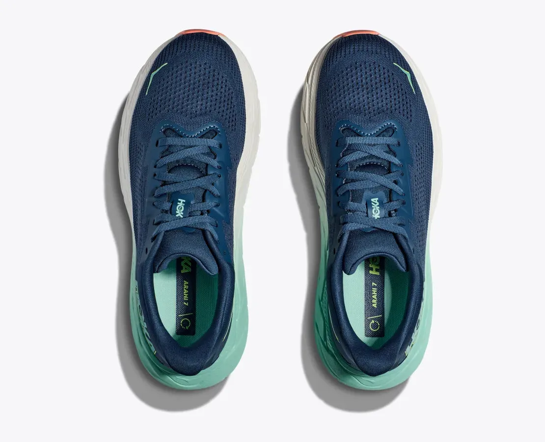 Hoka Femmes Arahi 7 - Minuit / Écume de mer (1147851-MSF) Chaussures Hoka