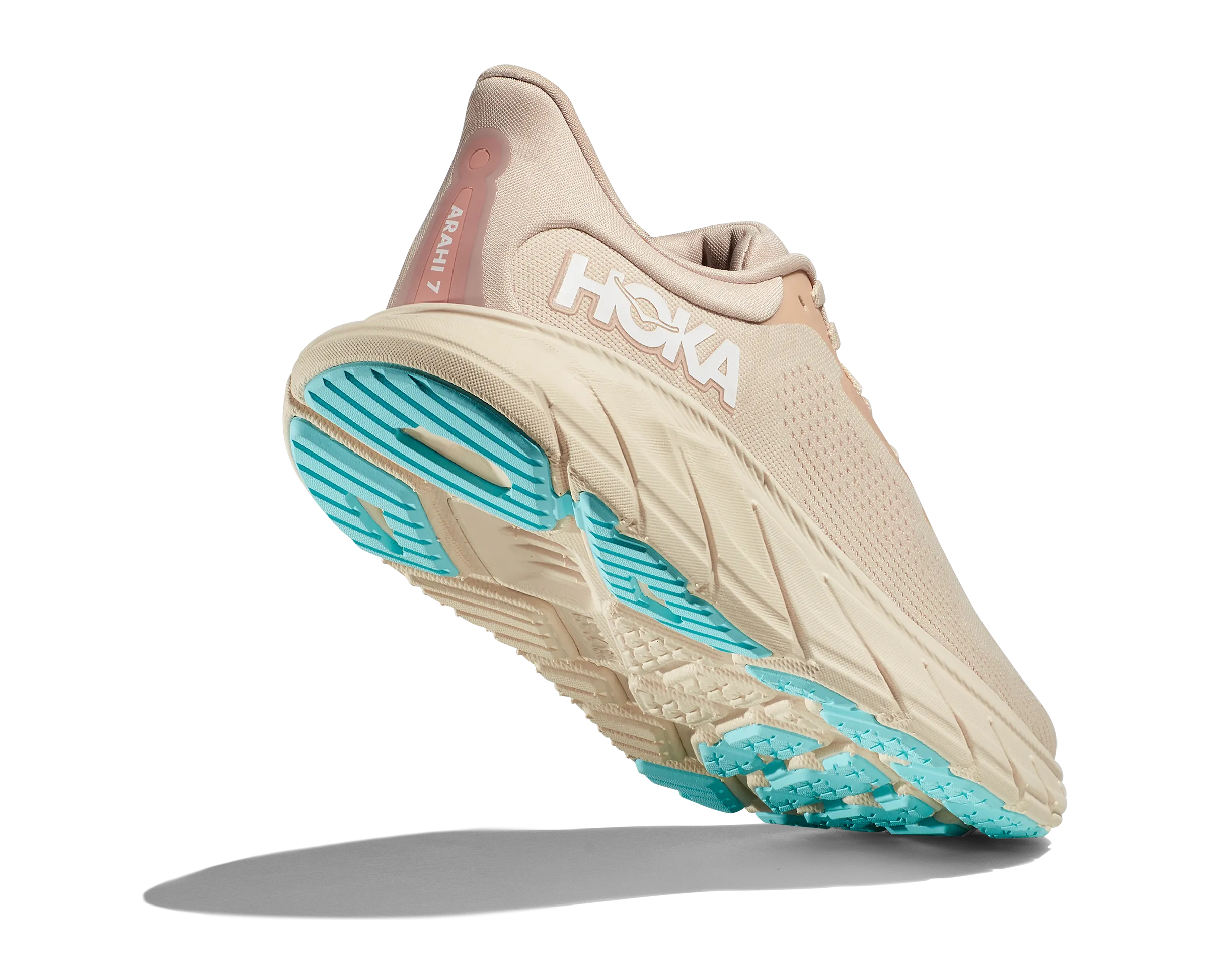 Hoka Femmes Arahi 7 Large - Vanille / Crème (1147890-VRM) Chaussures Hoka