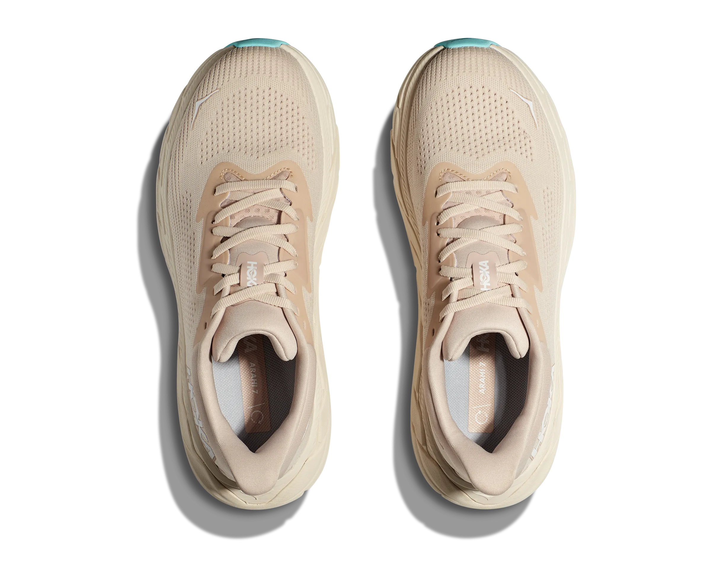 Hoka Femmes Arahi 7 Large - Vanille / Crème (1147890-VRM) Chaussures Hoka
