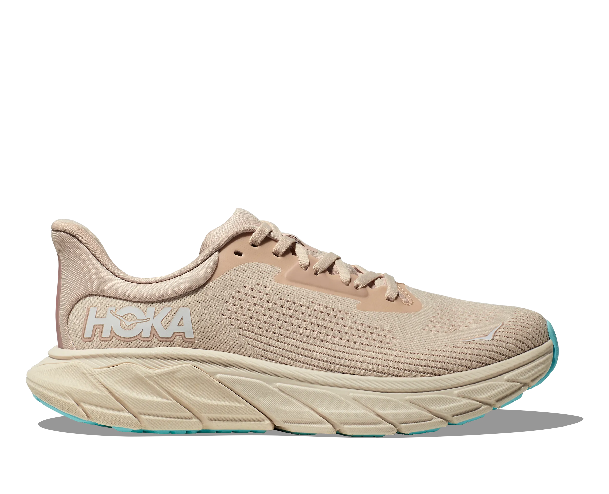 Hoka Femmes Arahi 7 Large - Vanille / Crème (1147890-VRM) Chaussures Hoka