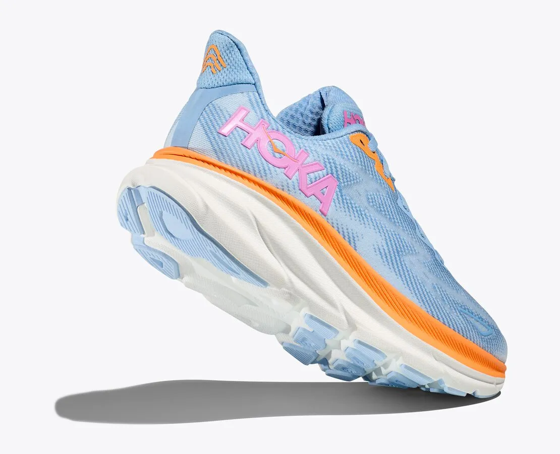 Hoka Femmes Clifton 9 - Bleu Aéré/Eau Glacée (1127896-ABIW) Chaussures Hoka