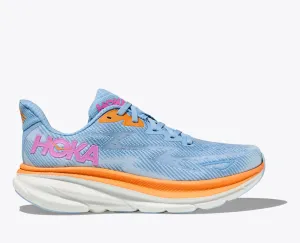 Hoka Femmes Clifton 9 - Bleu Aéré/Eau Glacée (1127896-ABIW) Chaussures Hoka
