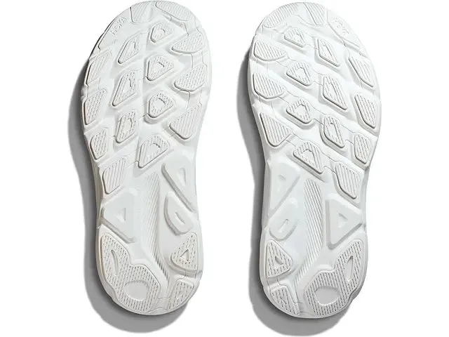 Hoka Femmes Clifton 9 - Tout Blanc (1127896-WWH) Chaussures Hoka
