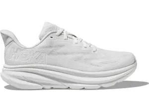 Hoka Femmes Clifton 9 - Tout Blanc (1127896-WWH) Chaussures Hoka