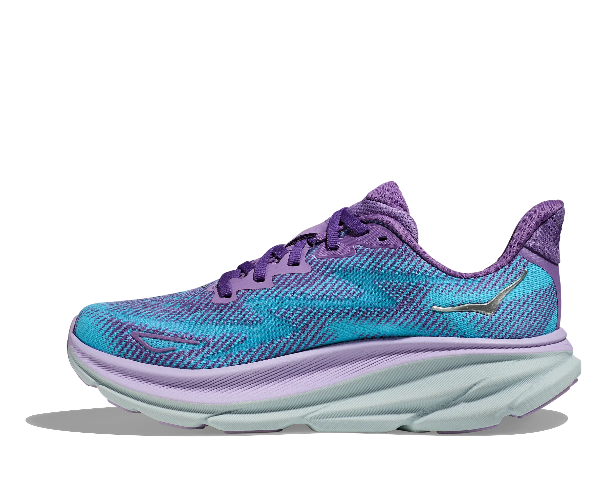Hoka Femmes Clifton 9 - Violet Craie/Lilas Pastel (1127896-CVPL) Chaussures Hoka