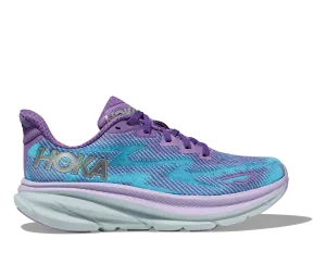 Hoka Femmes Clifton 9 - Violet Craie/Lilas Pastel (1127896-CVPL) Chaussures Hoka
