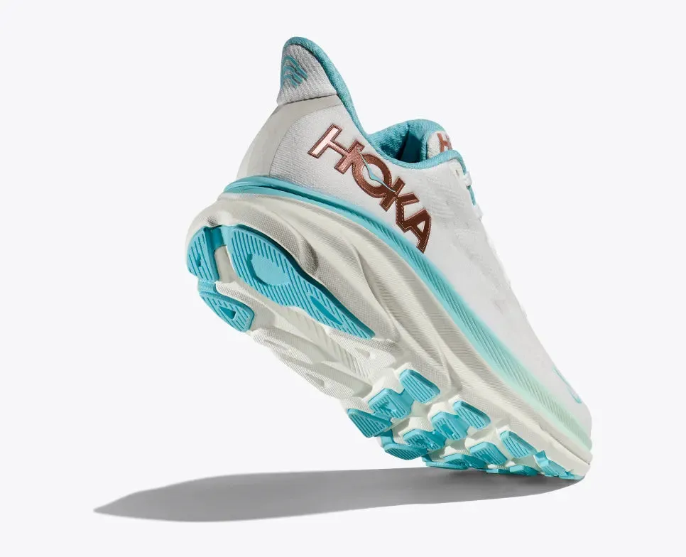 Hoka Femmes Clifton 9-Givre/Or Rose (1127896-FTRS) Chaussures Hoka