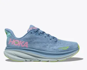 Hoka Chaussures Femme Clifton 9 Large - Crépuscule/Rose Crepuscule (1132211-DNK) Hoka Footwear