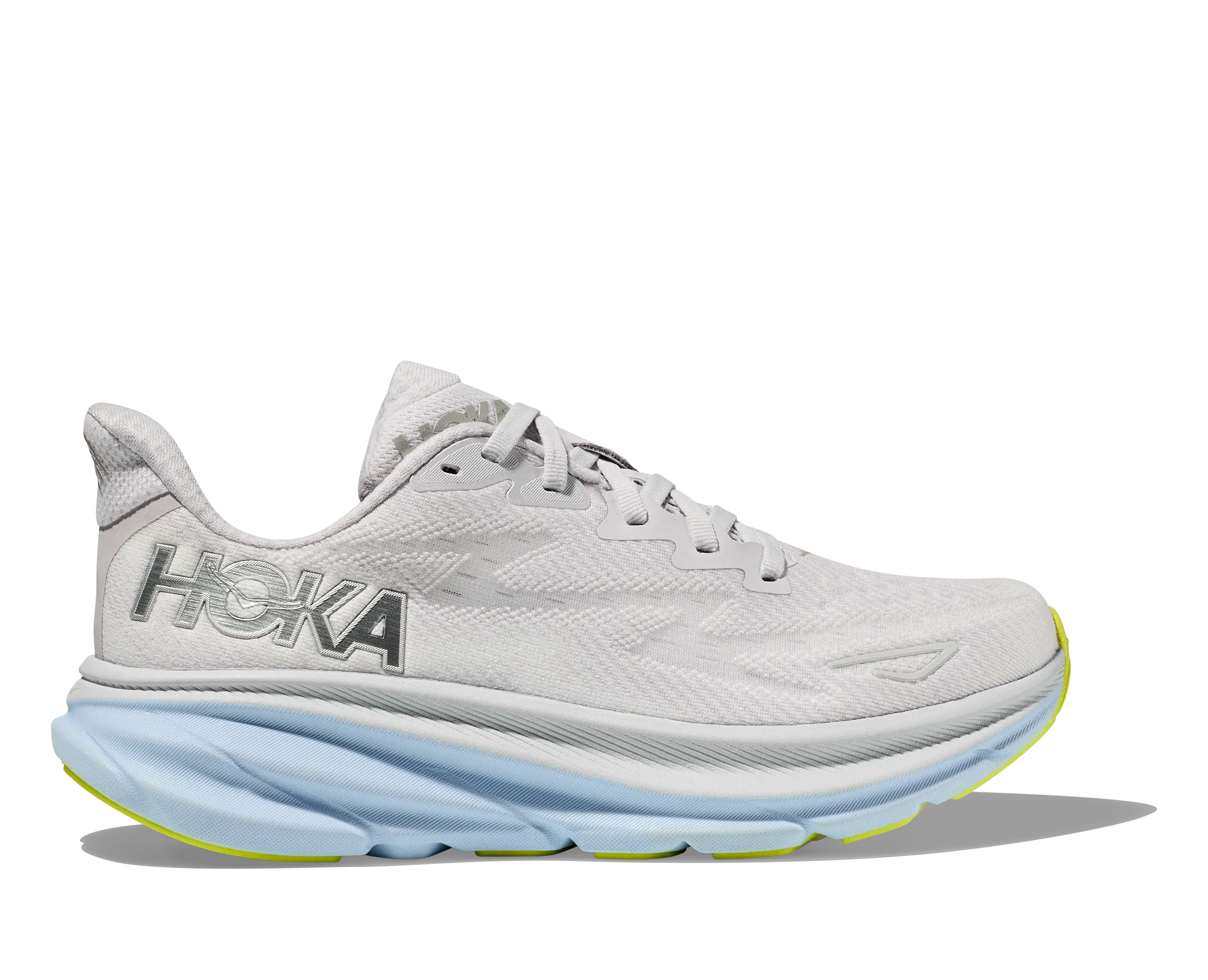 Hoka Femmes Clifton 9 Large - Nuage Nimbus/Eau Glacée (1132211-NCIW) Chaussures Hoka