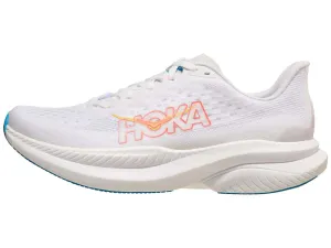 Hoka Femme Mach 6 - Blanc / Nuage Nimbus (1147810-WNCL) Chaussures Hoka