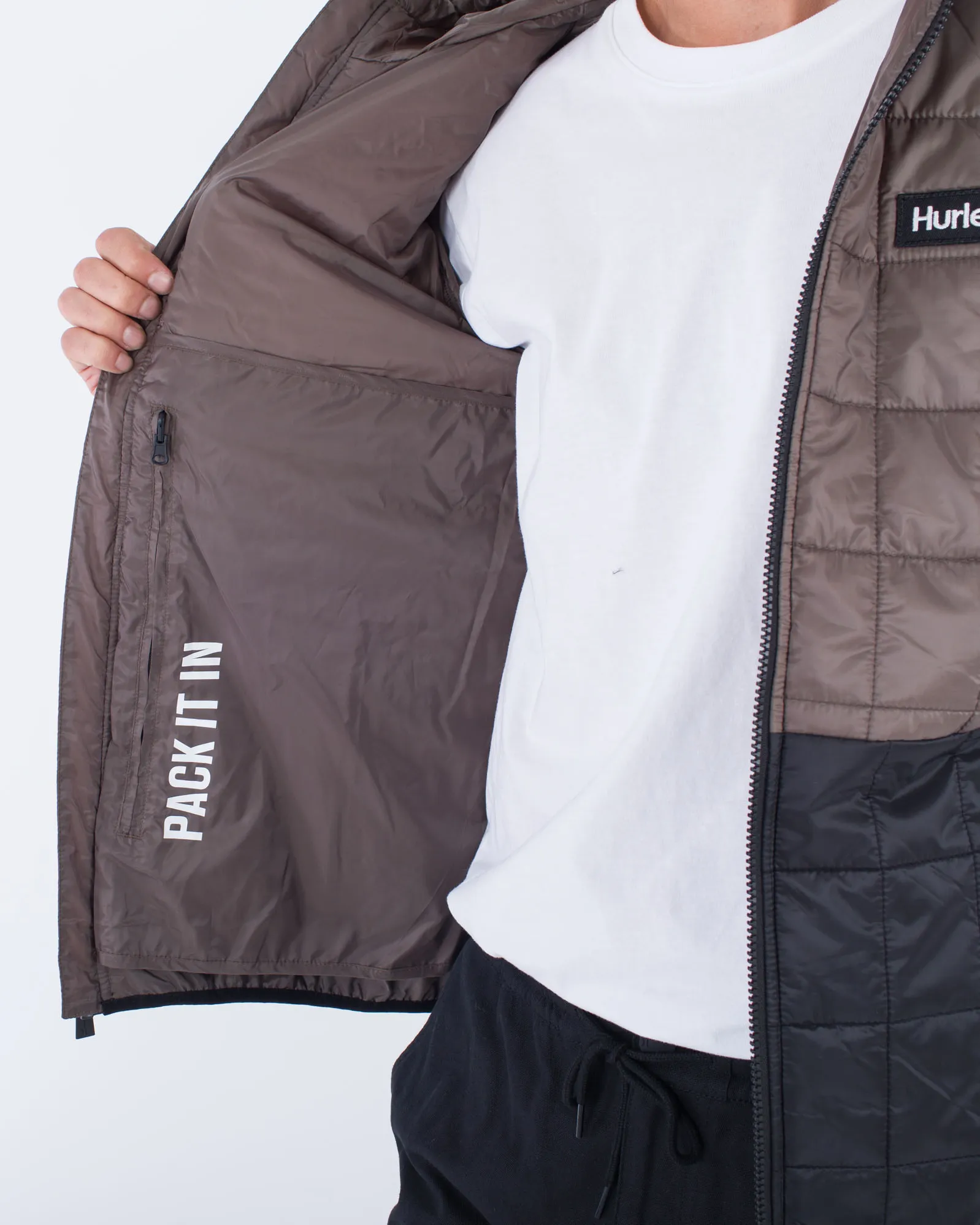 Veste Biotic Hurley Clothing en Olive