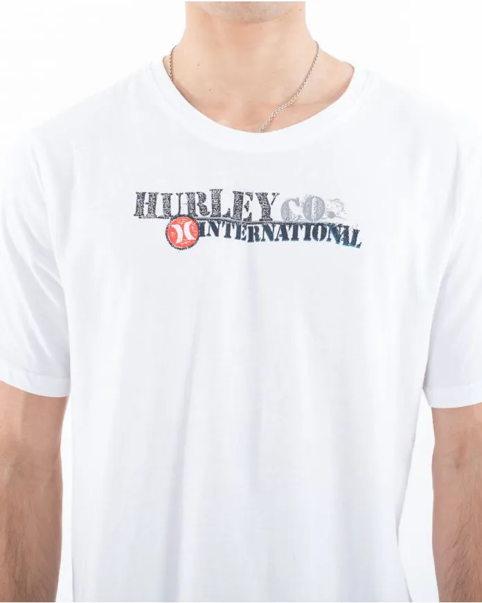 T-shirt Hurley Clothing Everyday 25th en blanc