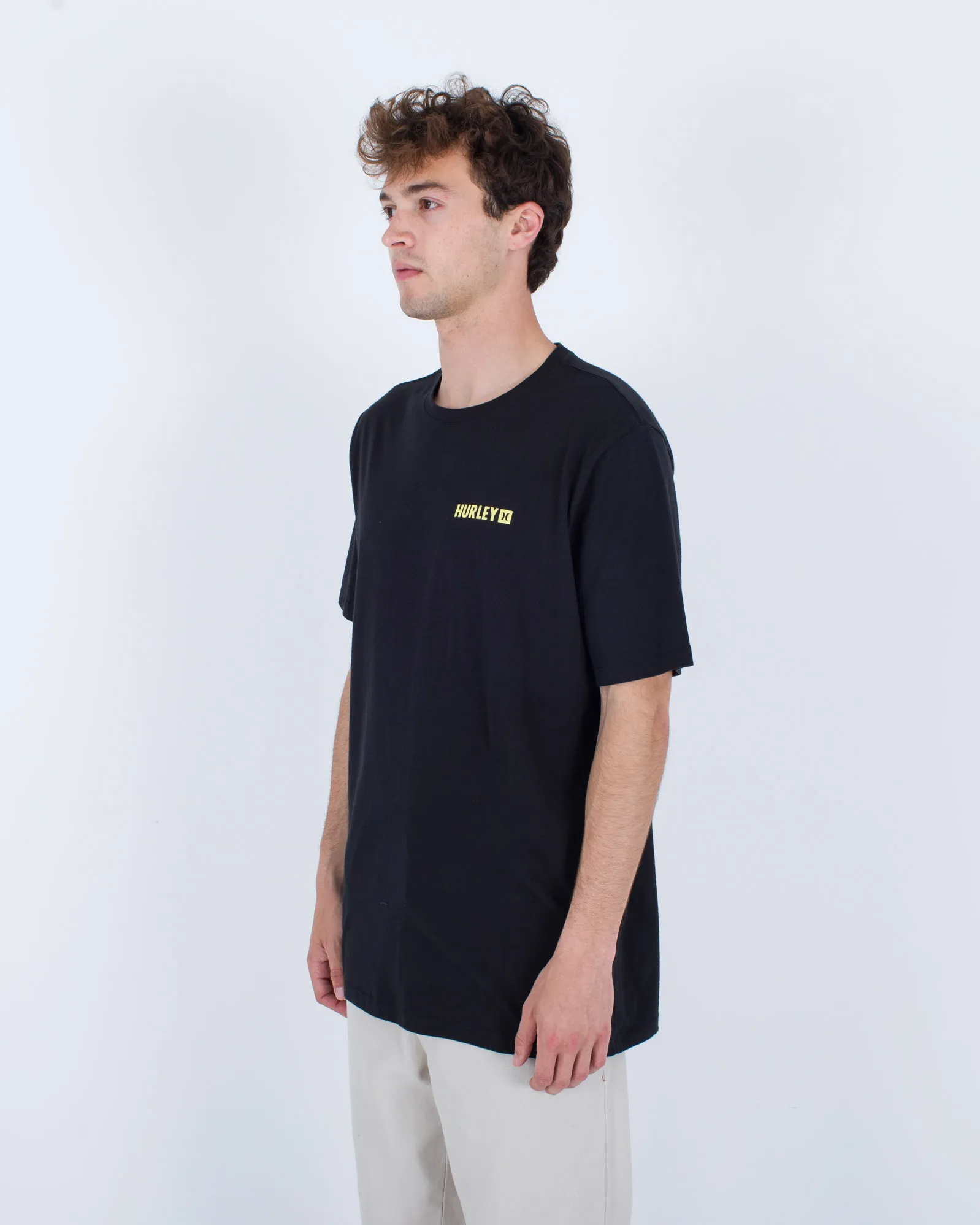 T-shirt dégradé circulaire quotidien Hurley Clothing en noir