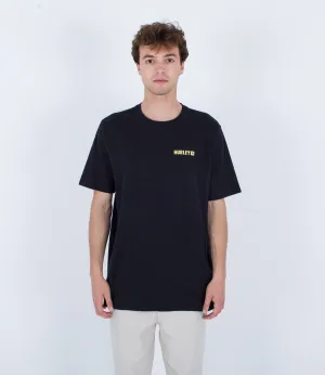 T-shirt dégradé circulaire quotidien Hurley Clothing en noir