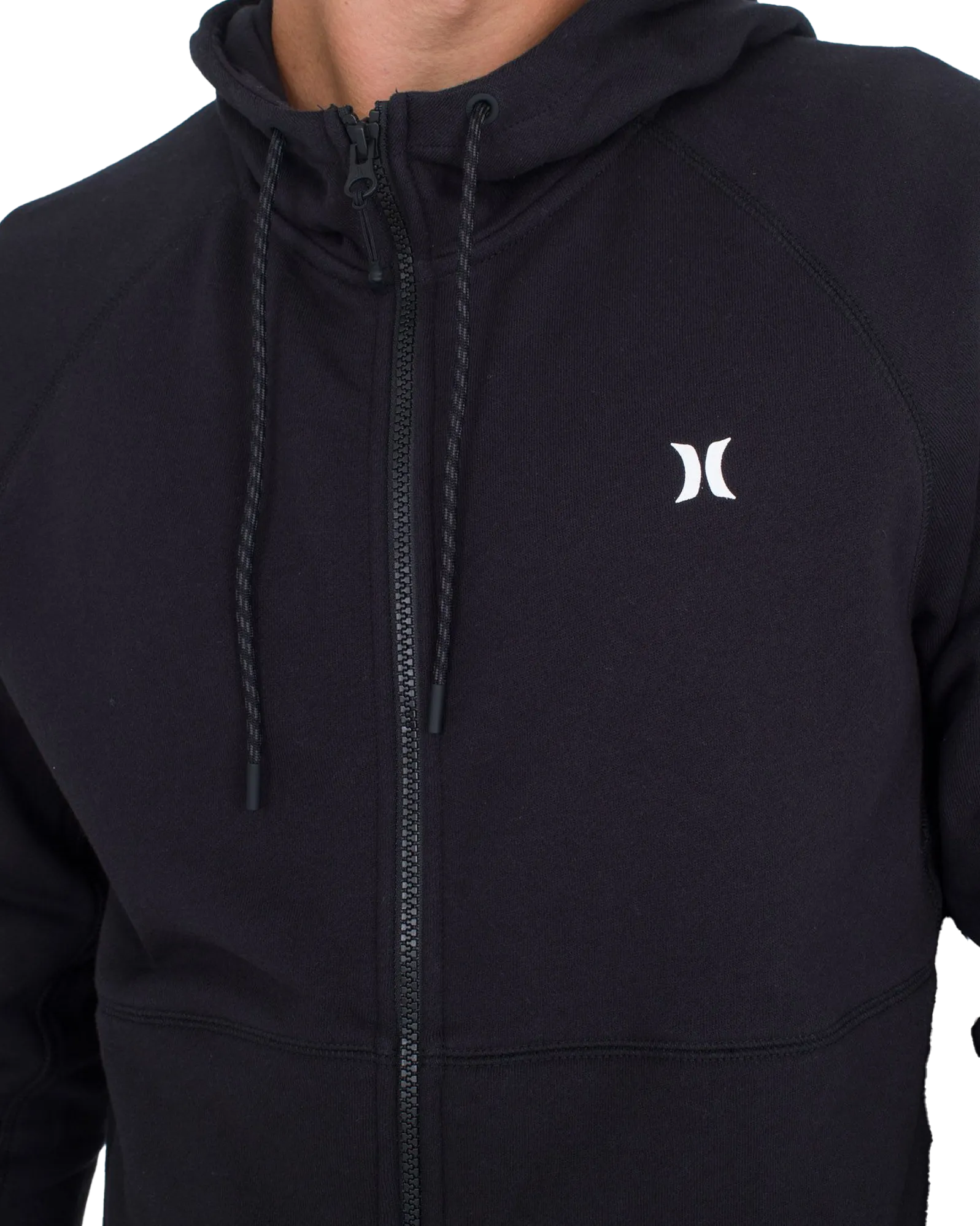 Hurley Clothing Veste à capuche zip explorateur en noir