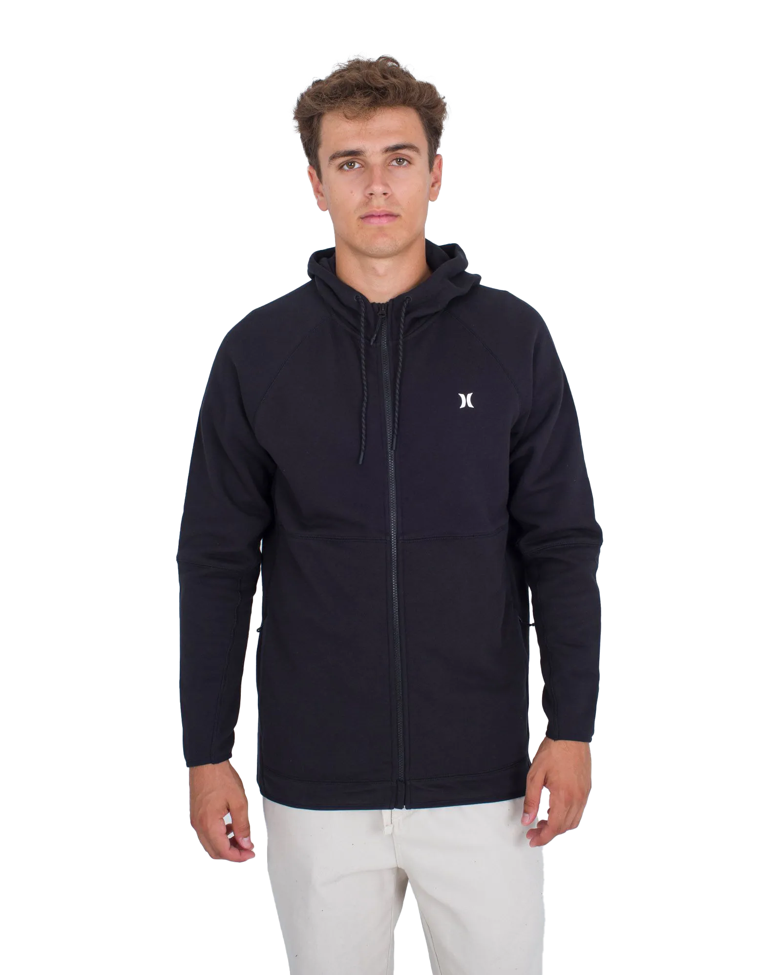Hurley Clothing Veste à capuche zip explorateur en noir