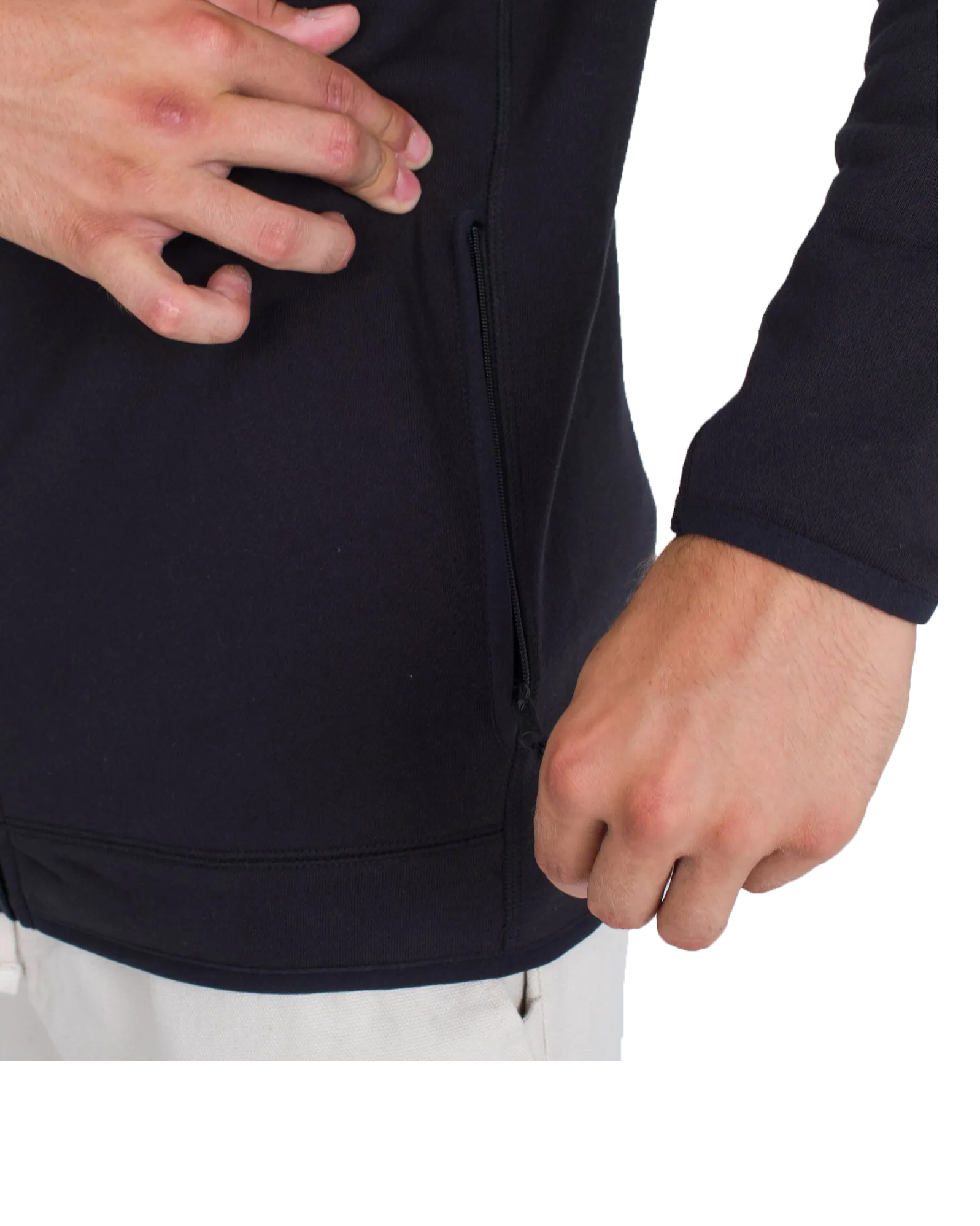Hurley Clothing Veste à capuche zip explorateur en noir
