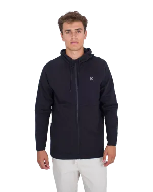 Hurley Clothing Veste à capuche zip explorateur en noir