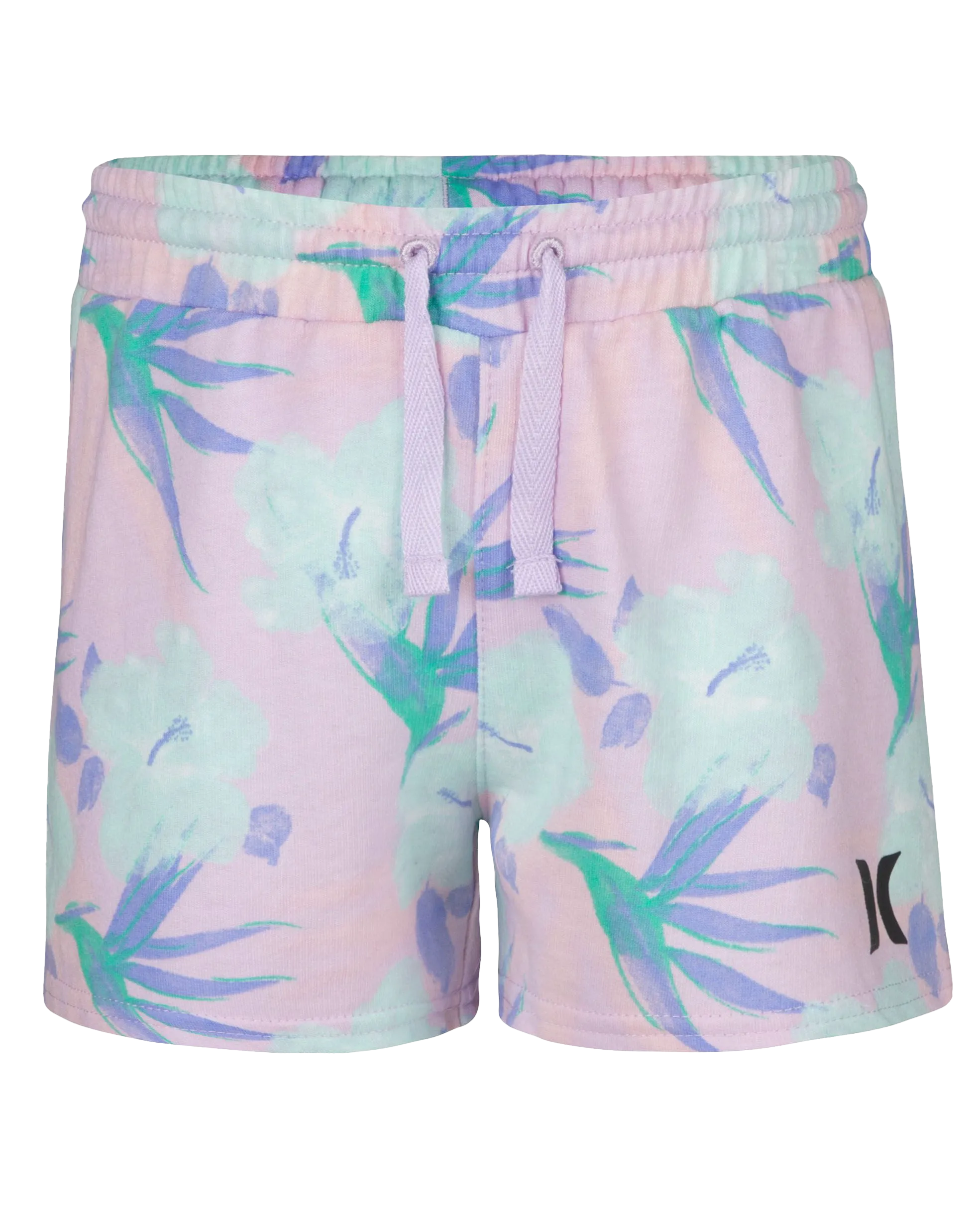 Hurley Clothing Shorts en French Terry pour Filles en Lavande Clair