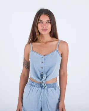 Hurley Clothing Débardeur Jackson en Bleu Geai