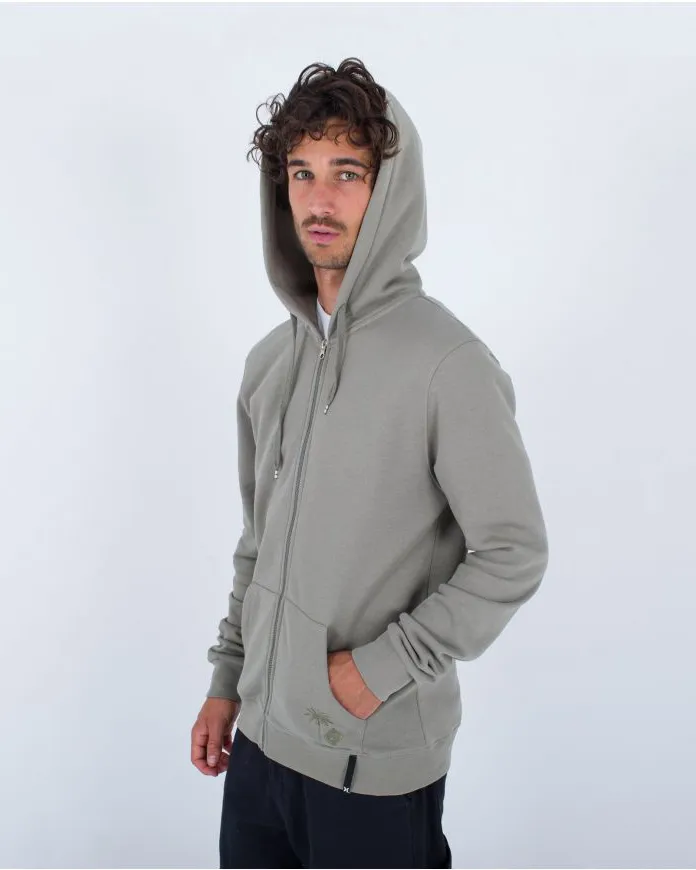 Hurley Clothing Veste à capuche zip Laguna en couleur Army