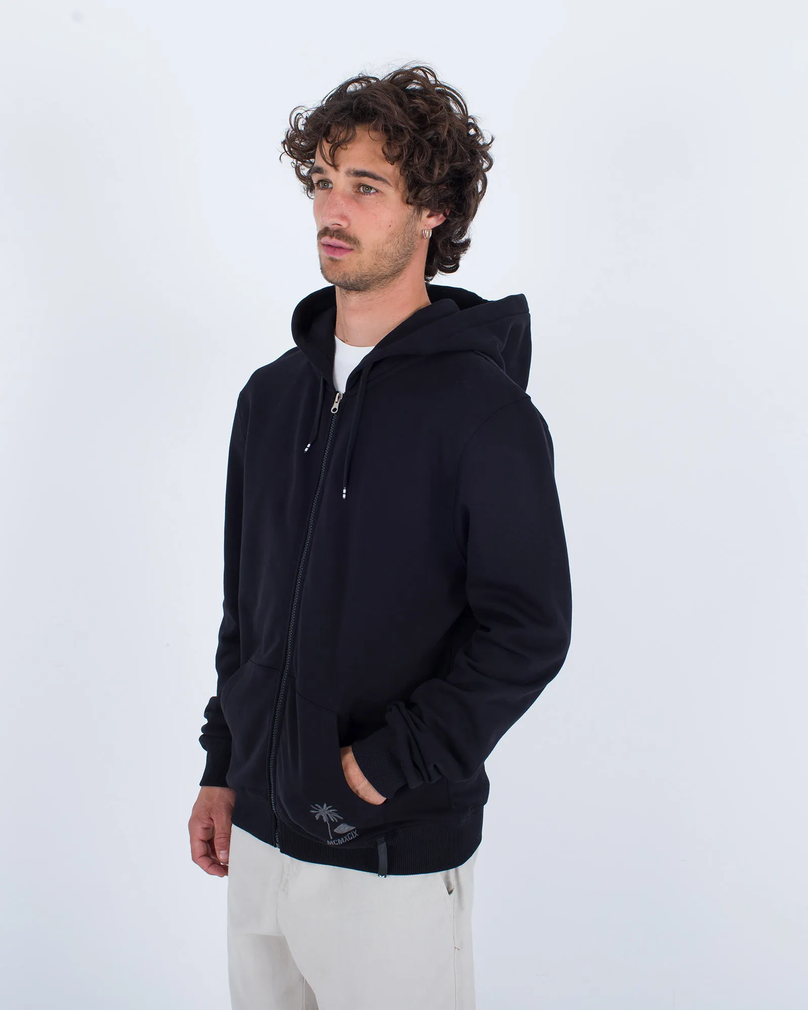 Hurley Clothing Veste à capuche Laguna à fermeture éclair en noir