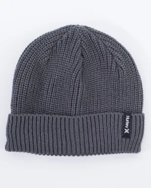 Bonnet Hurley Clothing Max Cuff 2.0 en gris foncé