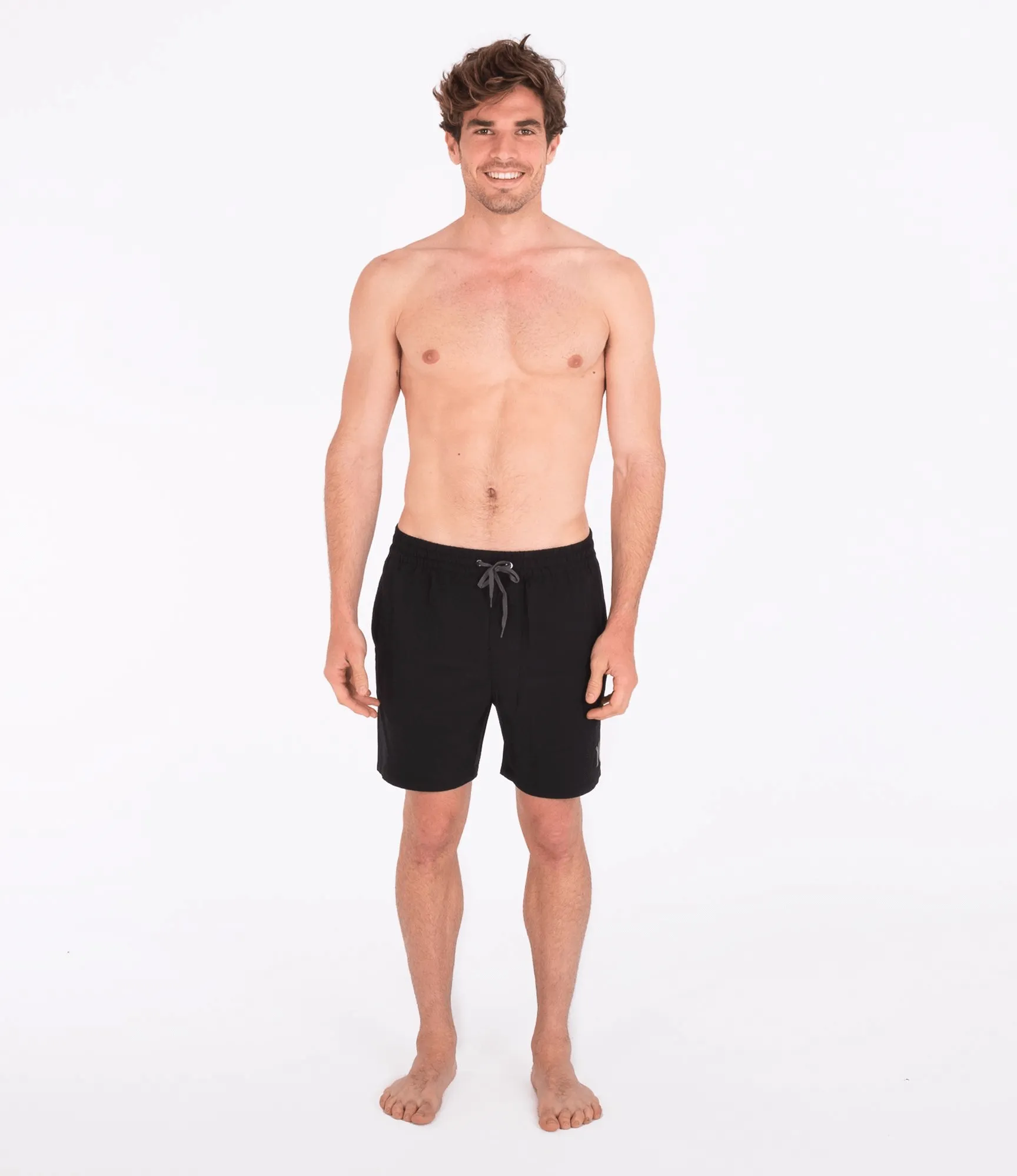 Hurley Clothing Shorts de Volley Uniques et Unis en Noir