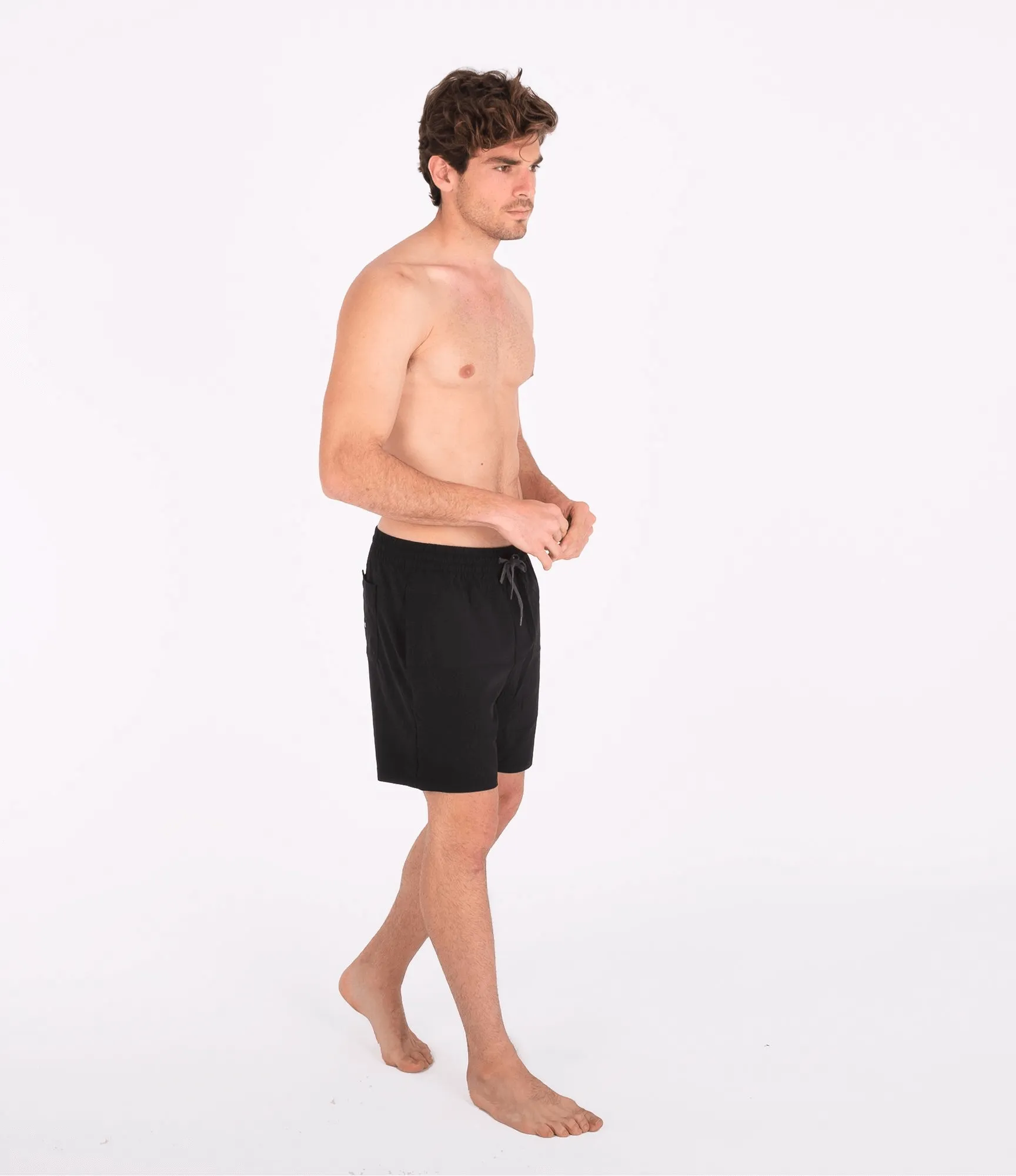 Hurley Clothing Shorts de Volley Uniques et Unis en Noir