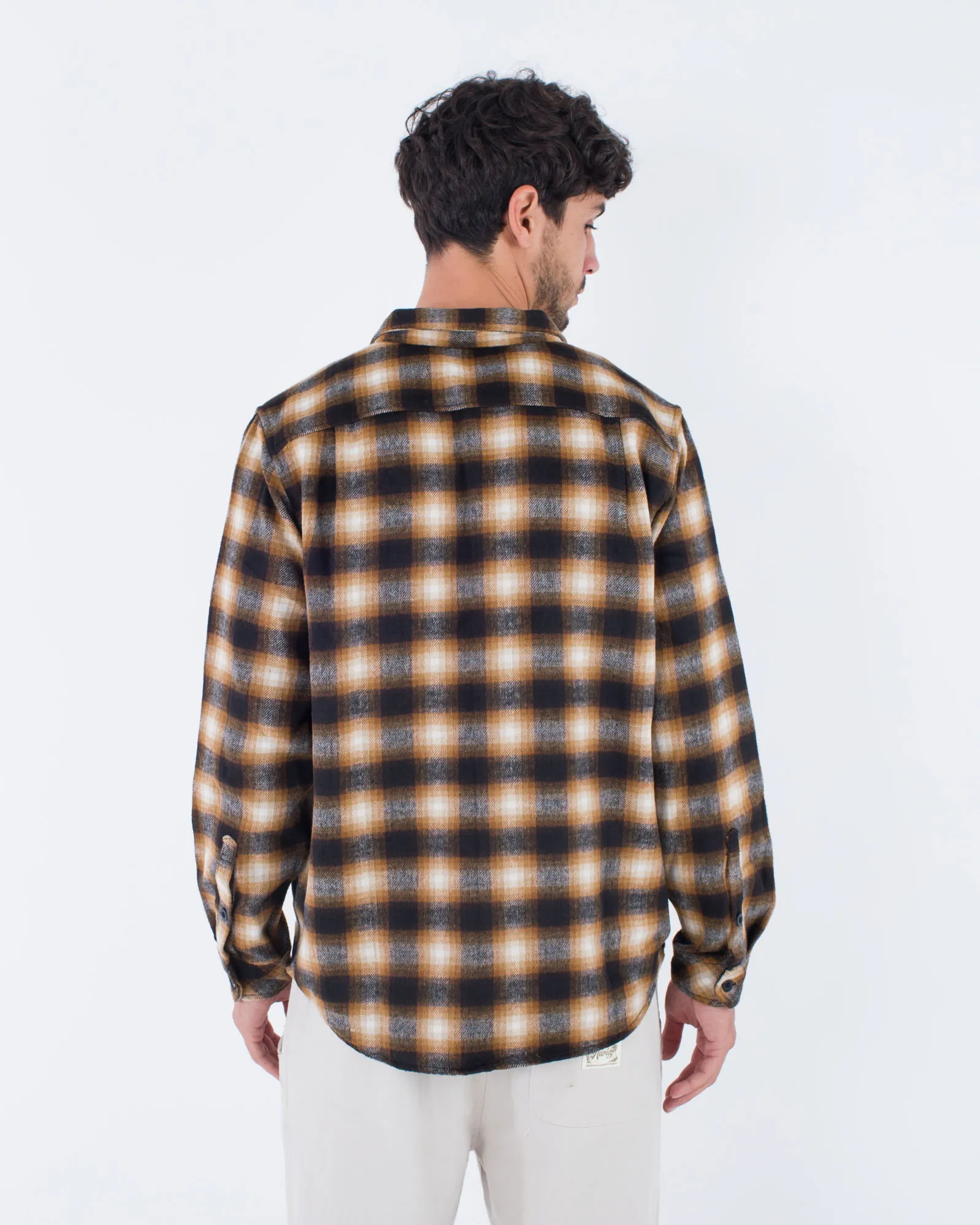 Chemise en flanelle de laine Portland Hurley Clothing en marron