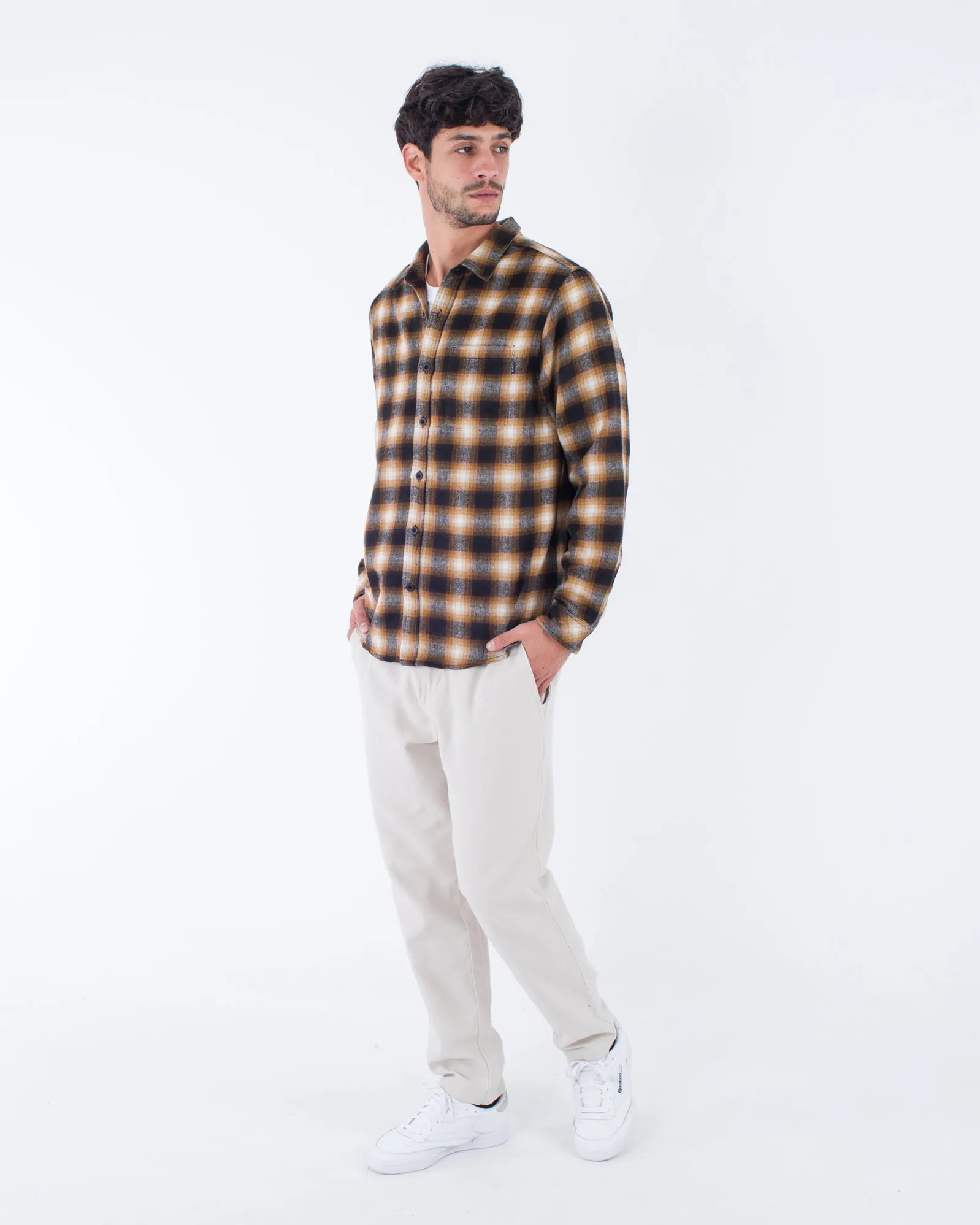 Chemise en flanelle de laine Portland Hurley Clothing en marron