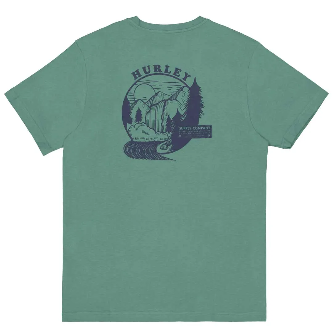Hurley - T-shirt graphique à manches courtes pour hommes Explore Everything (HFA24VMT-15415 398)